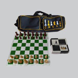 CHESS FULL SET (WOODEN PIECES)